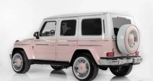 مرسدس جی‌کلاس صورتی؛ لوکس‌ترین تیونینگ کارلکس