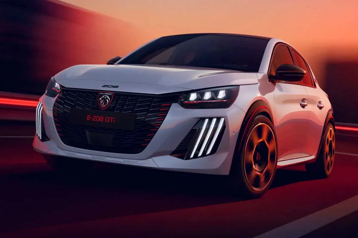 پژو 208 GTi برقی معرفی شد؛ بازگشت افسانه هاچبک داغ